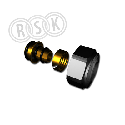 ANSLUTNINGSKOPPLING ROSTFRI 16X2.0/2.2 LK SYSTEMS