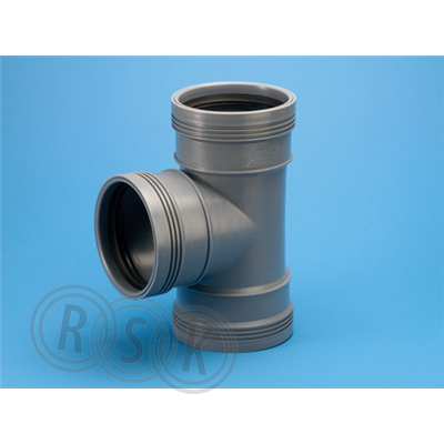 GRENRÖR 110/50 MM X 88.5° 3MUFF GRÅ WAFIX