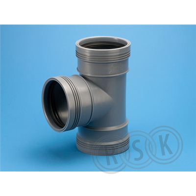 GRENRÖR 75/75 MM X 88.5° 3MUFF GRÅ WAFIX