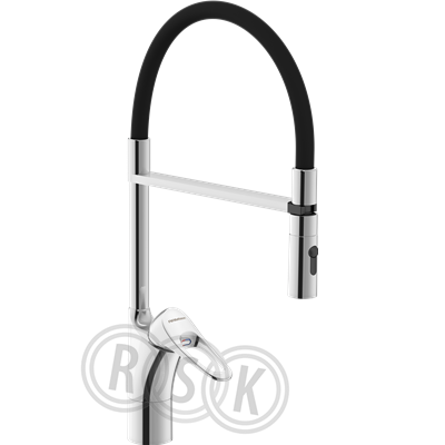 KÖKSBLANDARE 9000XE 3/8" FLEXI-PIP 6 L/MIN KROM FMM
