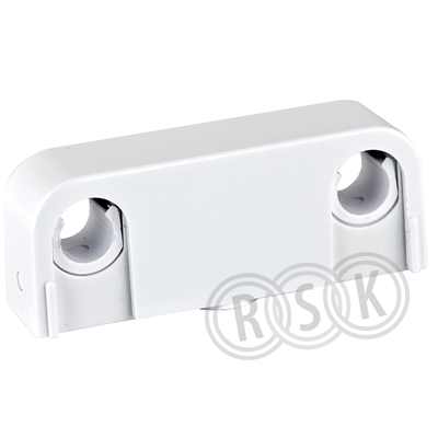 RÖRKLAMMA 12/15/16MM C/C 60MM C/V 20MM B=80MM DUBBEL VIT FALUPLAST