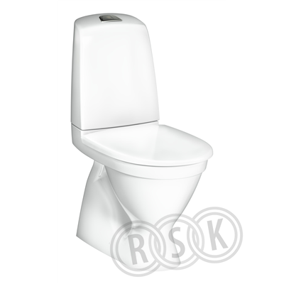 WC 1500 HYGIENIC FLUSH 2/4L S-LÅS SKRUVAS STANDARD SITS GBG