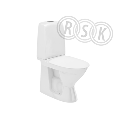 WC 6260 SPIRA VIT MED INBYGGD S-LÅS 4/2L MJUKSITS LIMNING IFÖ